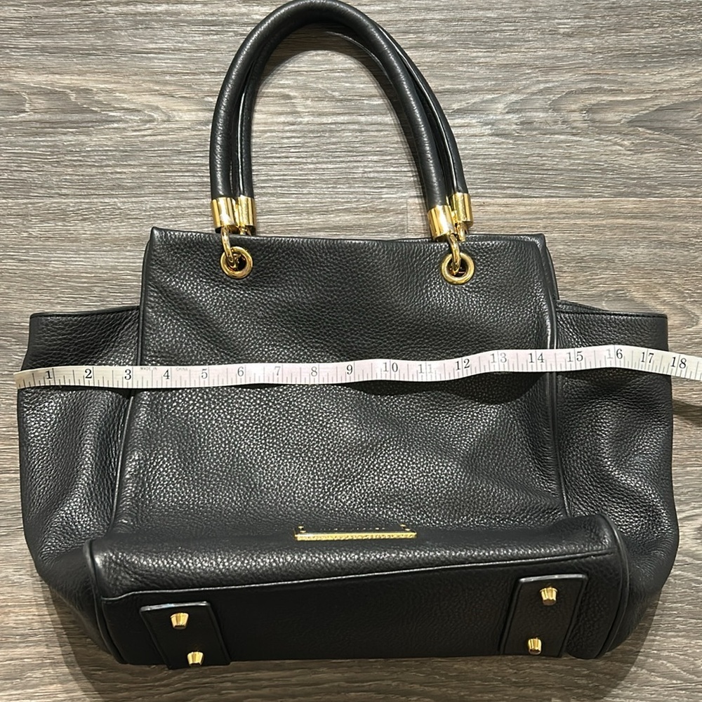 Marc by Marc Jacobs Tote Bag Too Hot To Handle Bentley Black Pebbled Leather - Picture 10 of 15